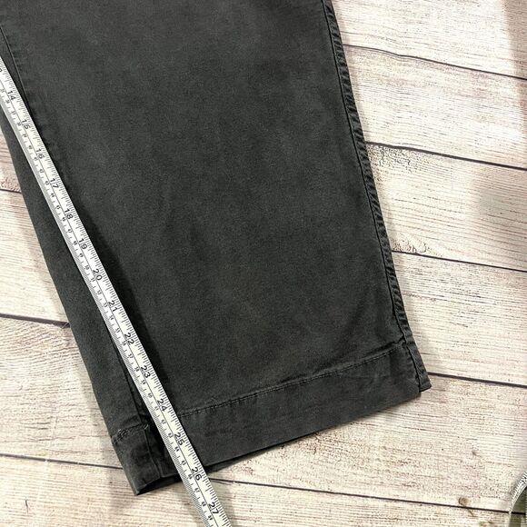 Anthropologie Gray Slouched High Rise Trousers Pants Size 32 - Picture 12 of 12